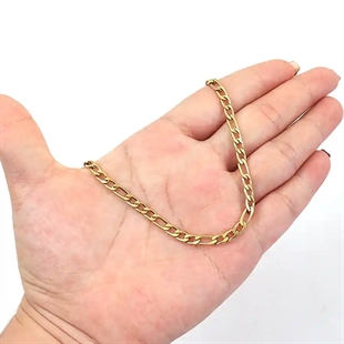 Comte-halsband i rostfritt stål, gyllene