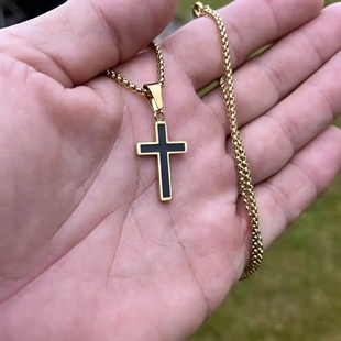 Kors halsband för män