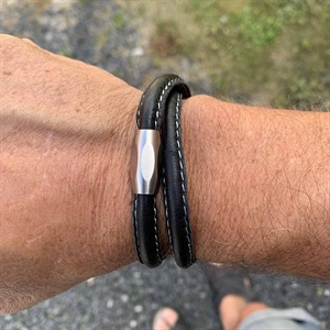 Armband i kalvskinn "Mann" 