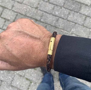 Läderarmband för män