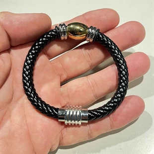 Läderarmband för män