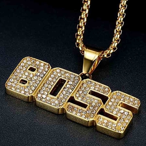 Like a Boss - halsband 2x5 cm