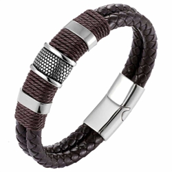 DB Classic Brown Crawe läderarmband.