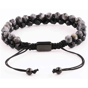 Netao armband mat facetterad natursten.