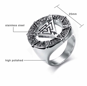 Nordisk tecken mens ring viking