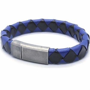 Blue/Black Netri-armband