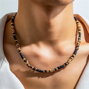 Bonex halsband trä 48 cm