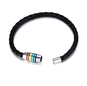 Pride armband i bololäder