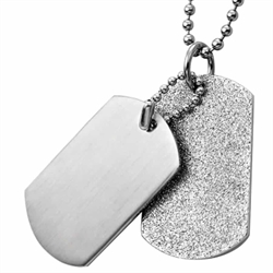 Halsband dogtag för män
