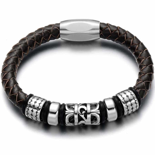 Real X läderarmband