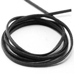 Lädersnöre svart (100 cm)