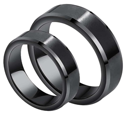 Svart Kope Engagement Ring Tungsten