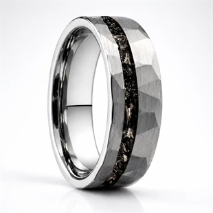 Aurelio herrring i matt tungsten – 6 eller 8 mm