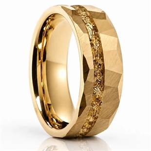 Aurelio–PVD förgylld tungstenring